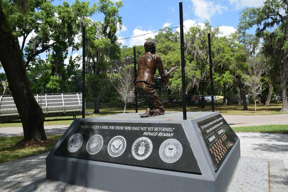 POW/MIA Memorial represents all American Prisoners of War and those still Missing in Action.